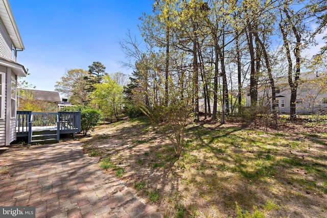 191 Willets Ave, Little Egg Harbor Twp, NJ 08087 - view of yard featuring a deck and fence