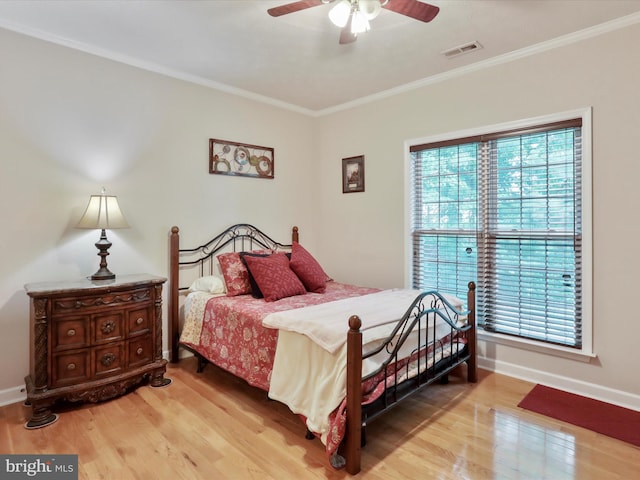 103 Potters Cir, Strasburg, VA 22657 - bedroom featuring multiple windows, ornamental molding, wood finished floors, and baseboards