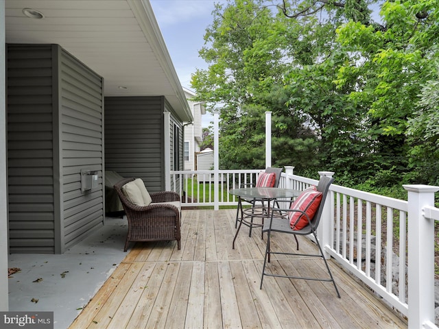 103 Potters Cir, Strasburg, VA 22657 - view of wooden deck