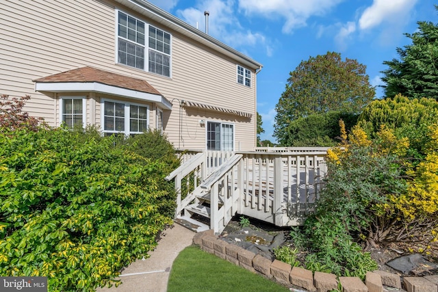 12 Jon Dr, Barnegat, NJ 08005 - rear view of house with a deck