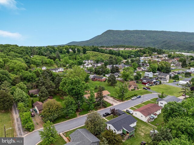850 Virginia Cir, Strasburg, VA 22657 - aerial perspective of suburban area featuring a mountain backdrop