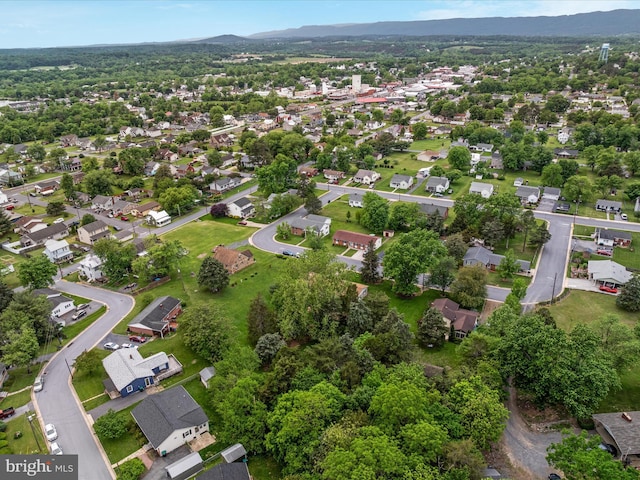 850 Virginia Cir, Strasburg, VA 22657 - aerial overview of property's location featuring a mountainous background and nearby suburban area