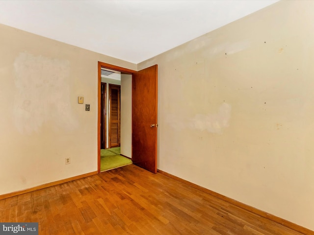 9618 Hall Rd, Frederick, MD 21701 - empty room with wood finished floors and baseboards