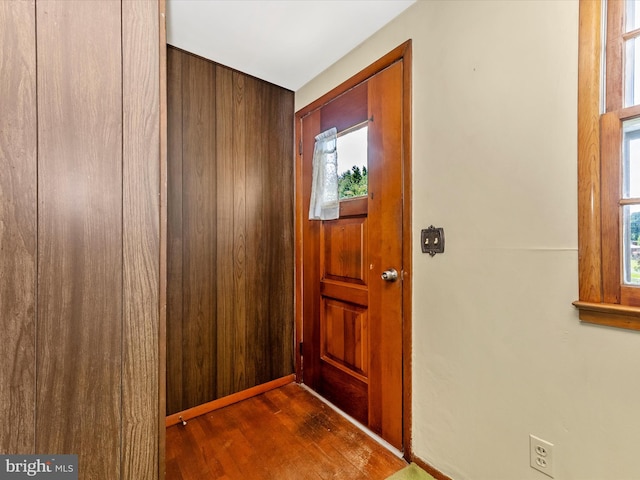 9618 Hall Rd, Frederick, MD 21701 - doorway to outside with plenty of natural light and wood finished floors