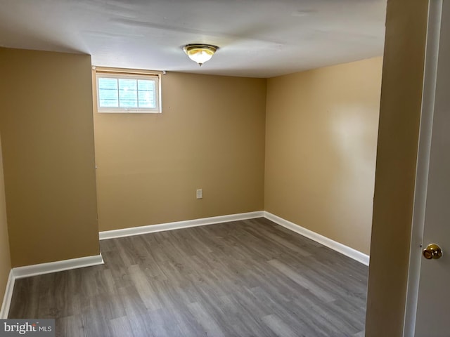 9016 Samoset Rd, Randallstown, MD 21133 - empty room featuring dark wood-style flooring and baseboards