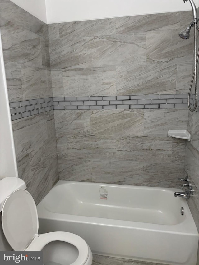 9016 Samoset Rd, Randallstown, MD 21133 - bathroom with tub / shower combination and toilet