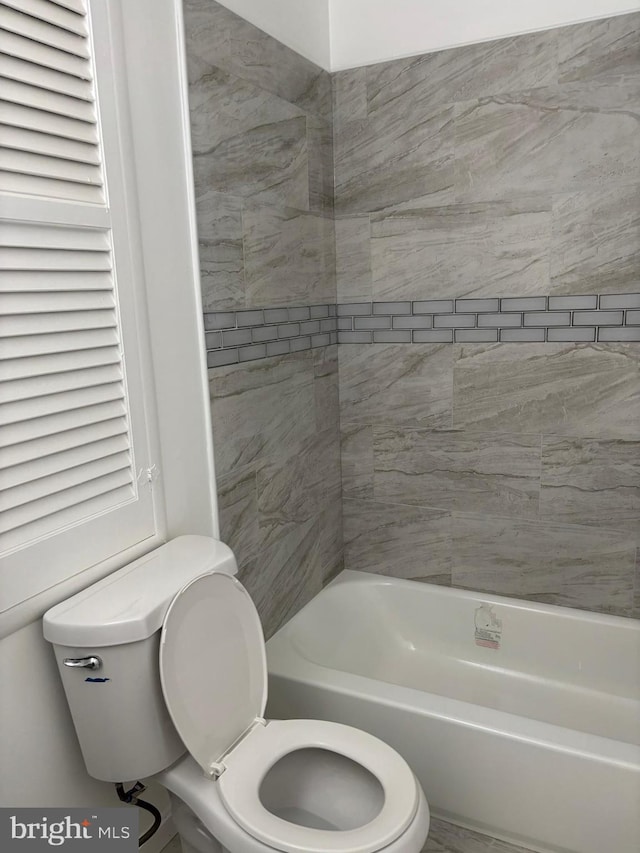 9016 Samoset Rd, Randallstown, MD 21133 - full bathroom featuring shower / bathing tub combination and toilet