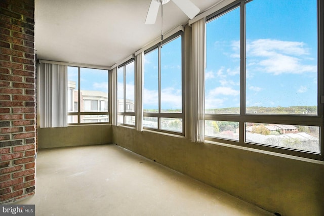 3200 N Leisure World Blvd Unit 1010, Silver Spring, MD 20906 - unfurnished sunroom with concrete flooring