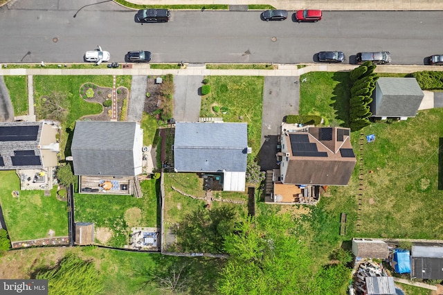 birds eye view of property featuring a residential view