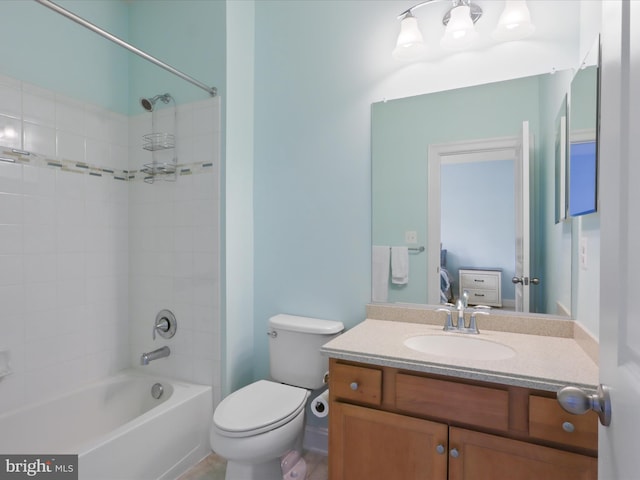 41909 Paddock Gate Pl, Ashburn, VA 20148 - full bath with ensuite bath, toilet, washtub / shower combination, and vanity