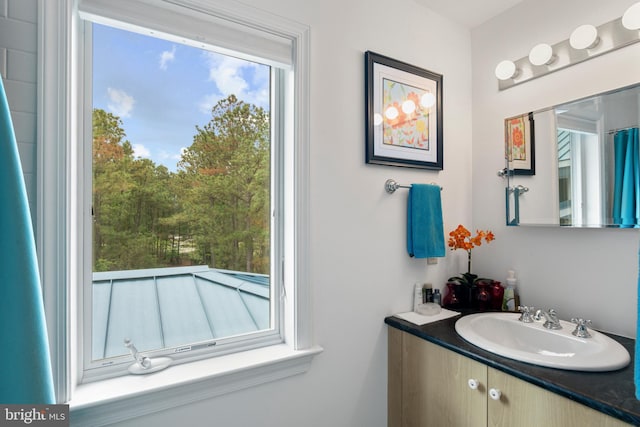 5419 Ragged Point Rd, Cambridge, MD 21613 - bathroom featuring healthy amount of natural light and vanity