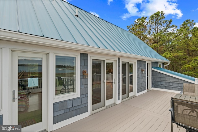5419 Ragged Point Rd, Cambridge, MD 21613 - view of wooden terrace