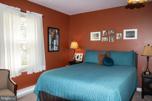 216 Laurel Ct, Pine Grove, PA 17963 - carpeted bedroom featuring baseboards and baseboard heating