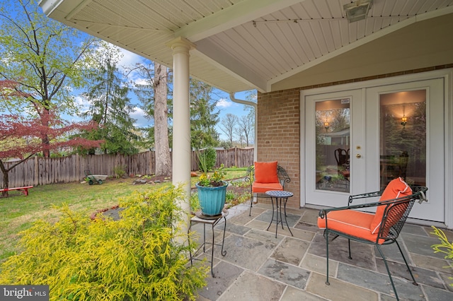 1110 Brantford Ave, Silver Spring, MD 20904 - view of patio / terrace with a fenced backyard