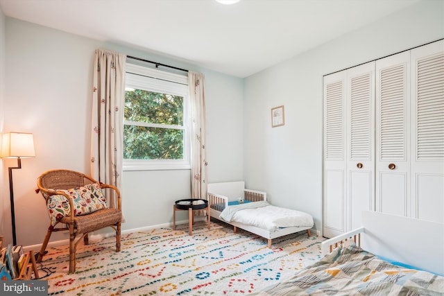 2409 Hayden Dr, Silver Spring, MD 20902 - bedroom featuring a closet and baseboards