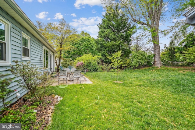 2409 Hayden Dr, Silver Spring, MD 20902 - view of green lawn featuring a patio area