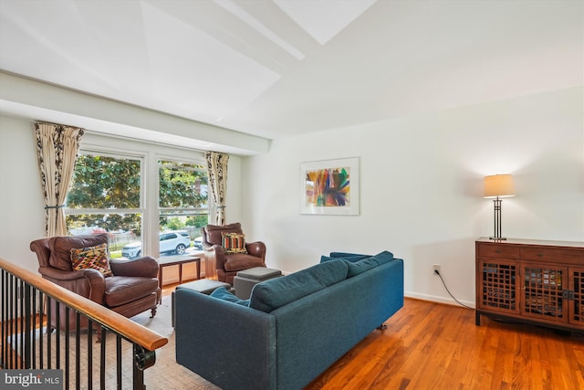 2409 Hayden Dr, Silver Spring, MD 20902 - living area featuring wood finished floors and baseboards