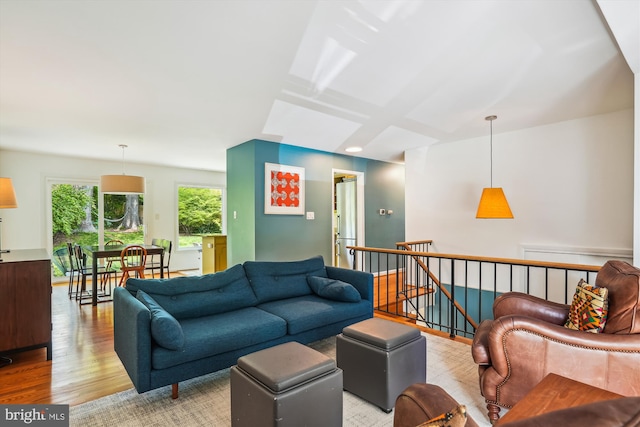 2409 Hayden Dr, Silver Spring, MD 20902 - living area with wood finished floors