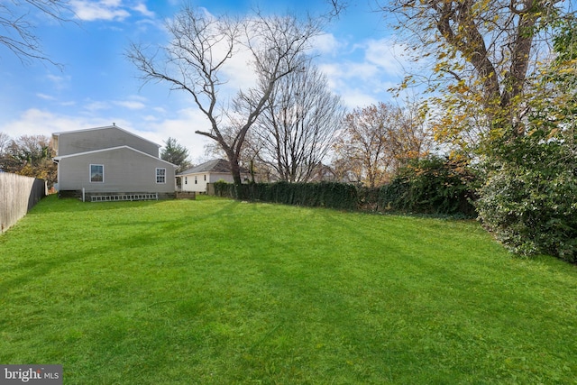 view of yard
