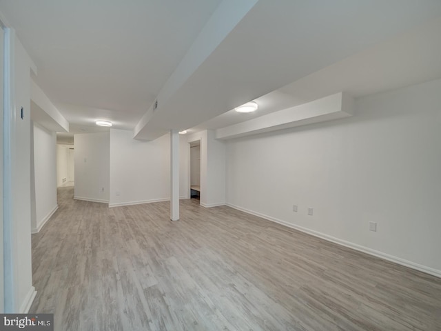 27 Seaton Pl NW, Washington, DC 20001 - finished below grade area with baseboards and wood finished floors