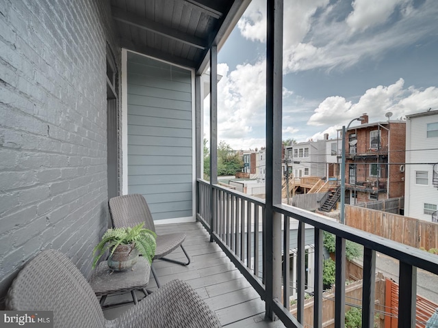 27 Seaton Pl NW, Washington, DC 20001 - balcony featuring a residential view