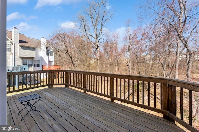 12815 Duck Pond Dr Unit 111, Germantown, MD 20874 - view of wooden deck