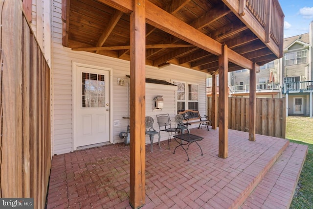 12815 Duck Pond Dr Unit 111, Germantown, MD 20874 - view of patio featuring fence