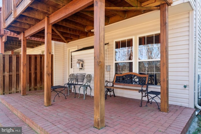 12815 Duck Pond Dr Unit 111, Germantown, MD 20874 - view of patio with fence