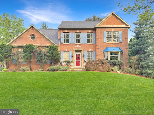 11406 Royal Vw, North Potomac, MD 20878 - colonial-style house featuring brick siding and a front yard