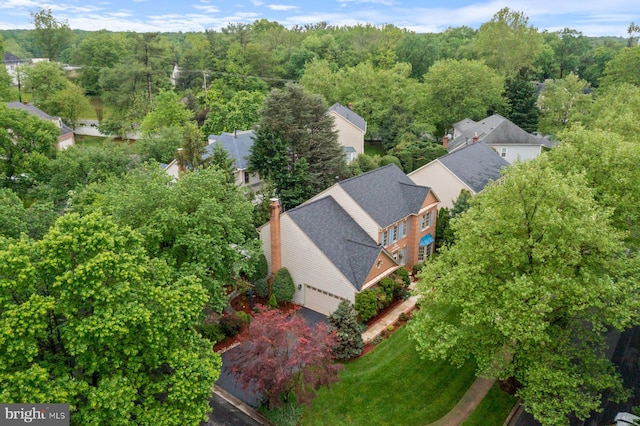 11406 Royal Vw, North Potomac, MD 20878 - drone / aerial view of a heavily wooded area