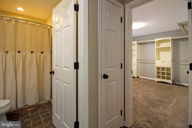 19 Old Hilltop Rd, Conowingo, MD 21918 - full bathroom featuring toilet, a closet, baseboards, and recessed lighting
