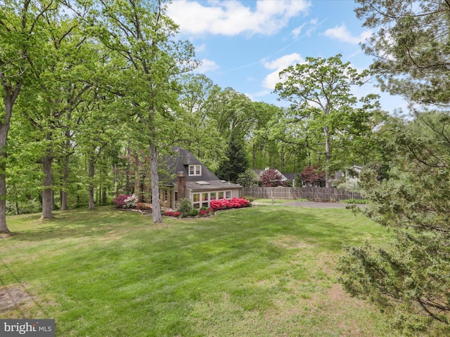view of yard