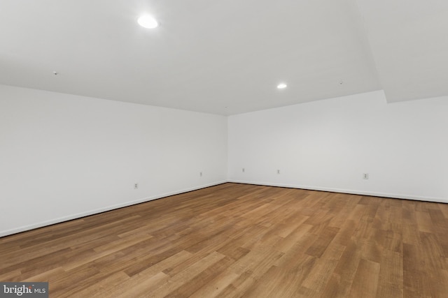 3401 Kidder Rd, Clinton, MD 20735 - empty room featuring baseboards, light wood-style floors, and recessed lighting