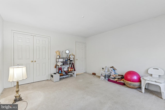 3401 Kidder Rd, Clinton, MD 20735 - rec room with carpet flooring