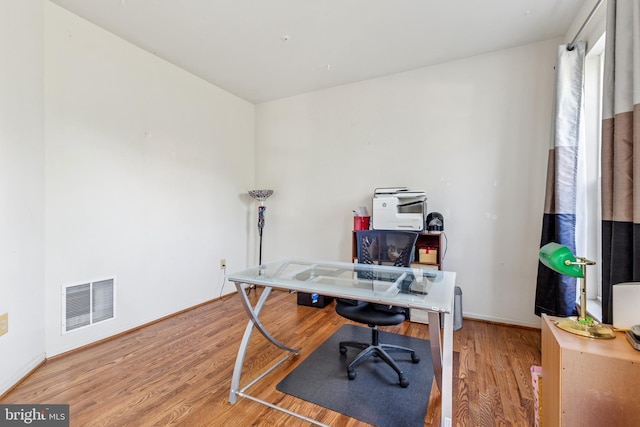 3401 Kidder Rd, Clinton, MD 20735 - home office featuring light wood-style floors and baseboards