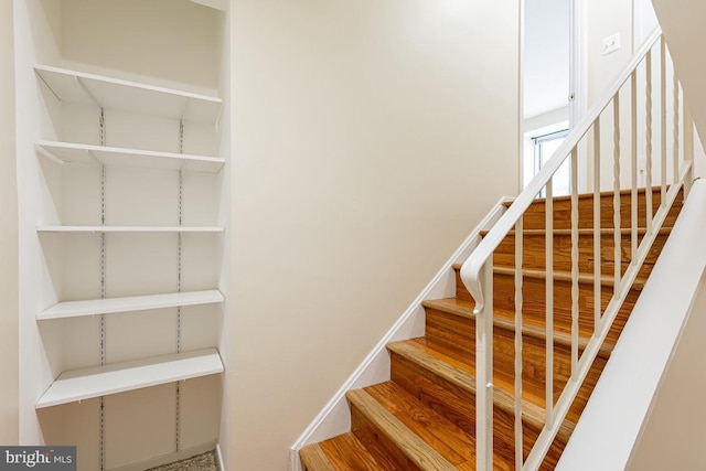 view of staircase
