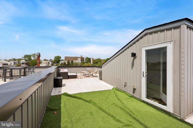 exterior space with a patio area