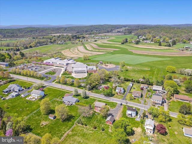 bird's eye view with a residential view and golf course view
