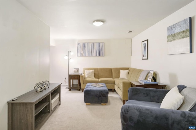 883 Locust Ave, Charlottesville, VA 22902 - living room featuring visible vents and light carpet