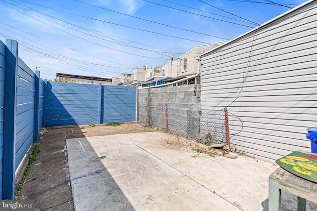 view of patio / terrace featuring a fenced backyard