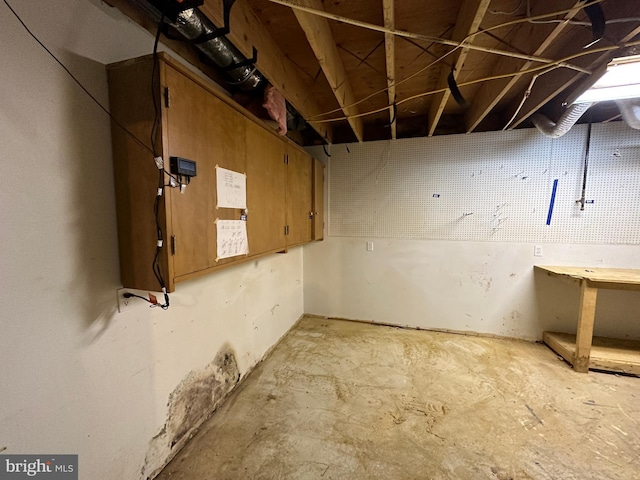 15004 Burnt Mill Rd, Shippensburg, PA 17257 - unfinished basement with a workshop area