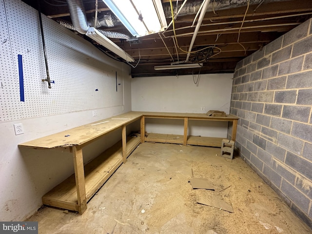 15004 Burnt Mill Rd, Shippensburg, PA 17257 - unfinished basement with a workshop area