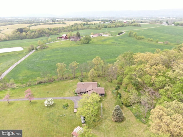 15004 Burnt Mill Rd, Shippensburg, PA 17257 - aerial overview of property's location with rural landscape and agricultural land