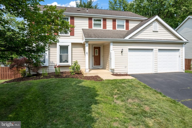 202 Trail Ct, Sterling, VA 20164 - traditional home with an attached garage and driveway
