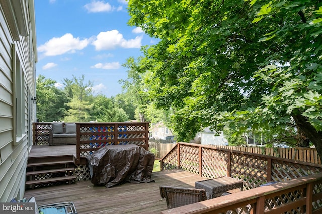 202 Trail Ct, Sterling, VA 20164 - view of wooden deck