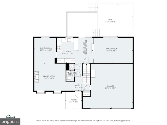 202 Trail Ct, Sterling, VA 20164 - property floor plan