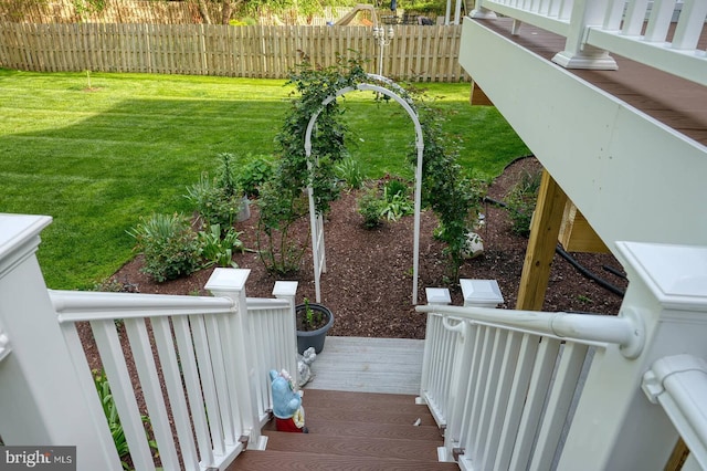 view of staircase