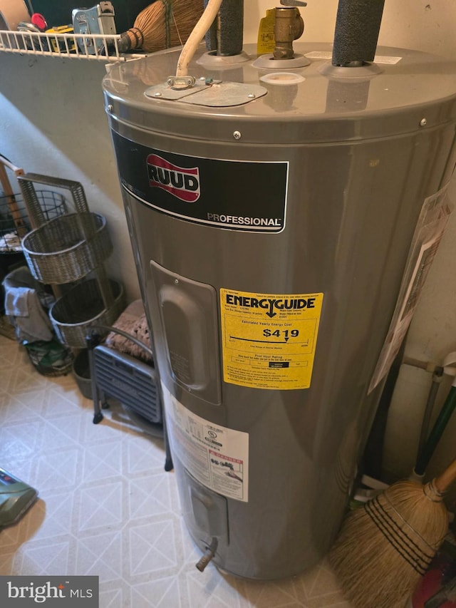 utilities with water heater