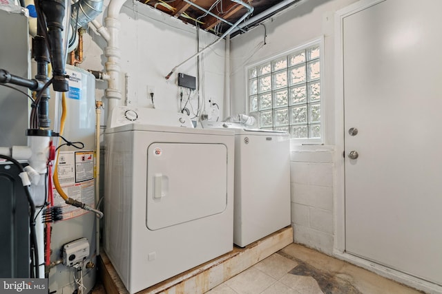 100 Furnlea Dr, Glen Burnie, MD 21060 - washroom with separate washer and dryer and water heater
