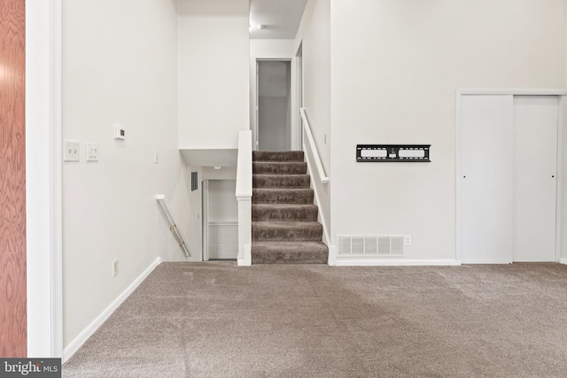100 Furnlea Dr, Glen Burnie, MD 21060 - stairs featuring carpet flooring and baseboards